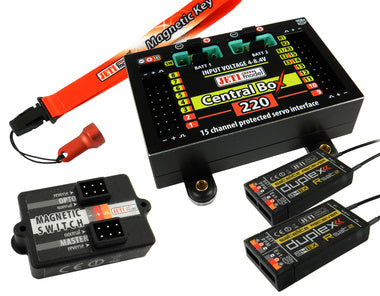 Jeti Central Box 220 + 2x Rsat2