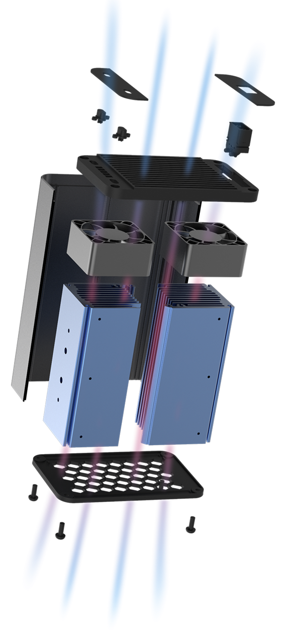 ISDT FD200 8S 200W purkulaite