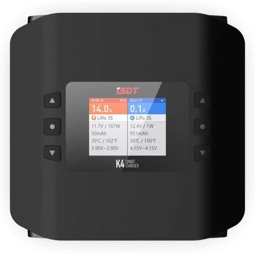 iSDT SMART CHARGER K4 DUO - 400/600W, 20A, 2x8S Li