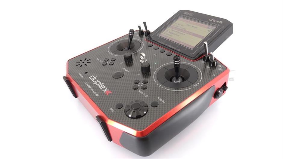 Jeti Lähetin Duplex DS16 II.- Carbon Line Punainen