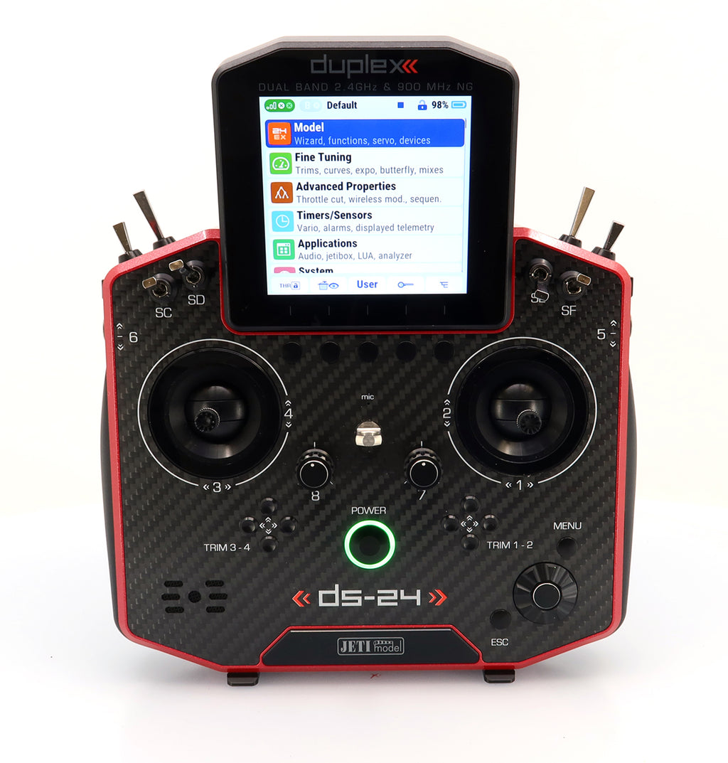 Jeti Duplex DS-24 II Carbon Line Ruby Lacquer