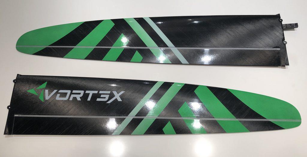 Vortex 3 F3K, kevyt, 2-osainen siipi